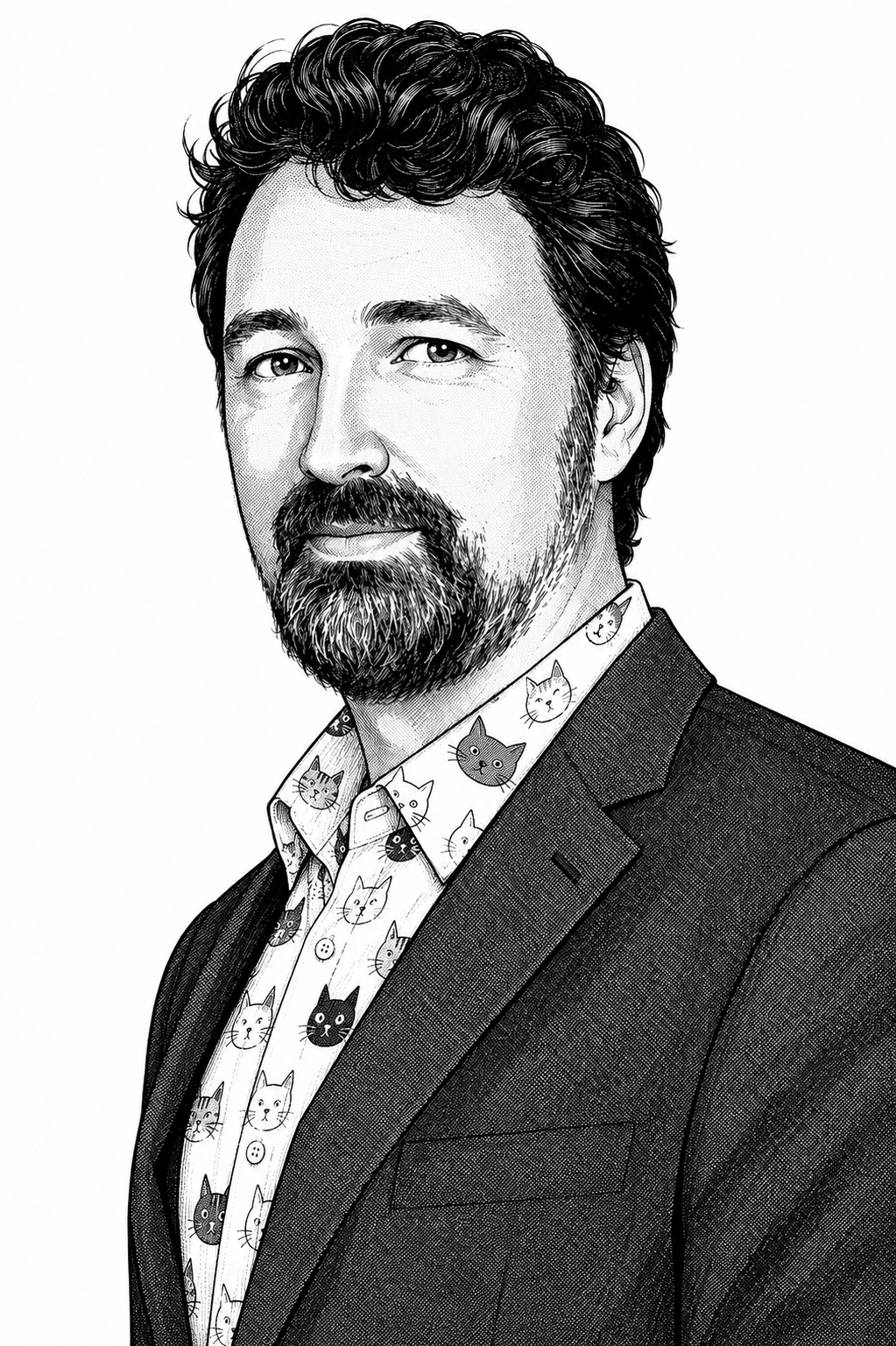 Александр Еремеев — стилизованный портрет